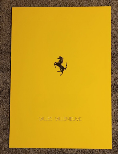 Ferrari folder brochure - ferrari,