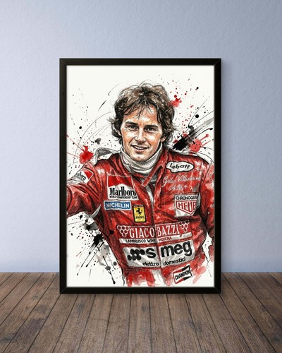 Gilles villeneuve ferrari - villeneuve,