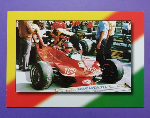 Postkarte gilles villeneuve - postkarte,
