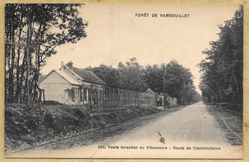Cpa rambouillet post - rambouillet,